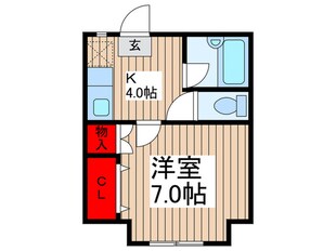 ハイムタカノの物件間取画像